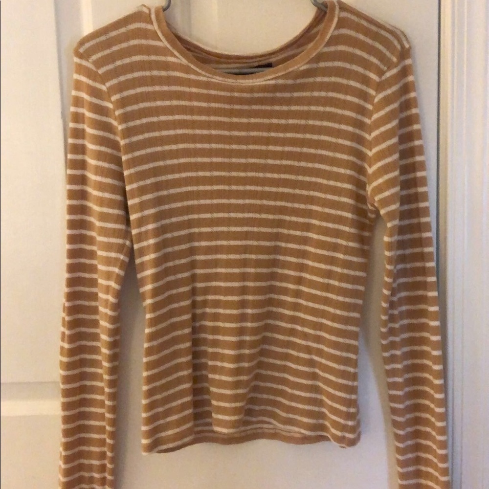 American Eagle Striped Shirt- Medium